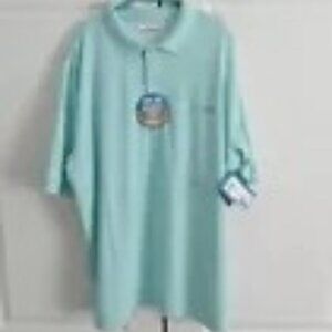 COLUMBIA MEN'S TEAL PFG OMNI SHADE SLEEVE COLLARD POL9 SHIRT SZ XL/TG..NWT